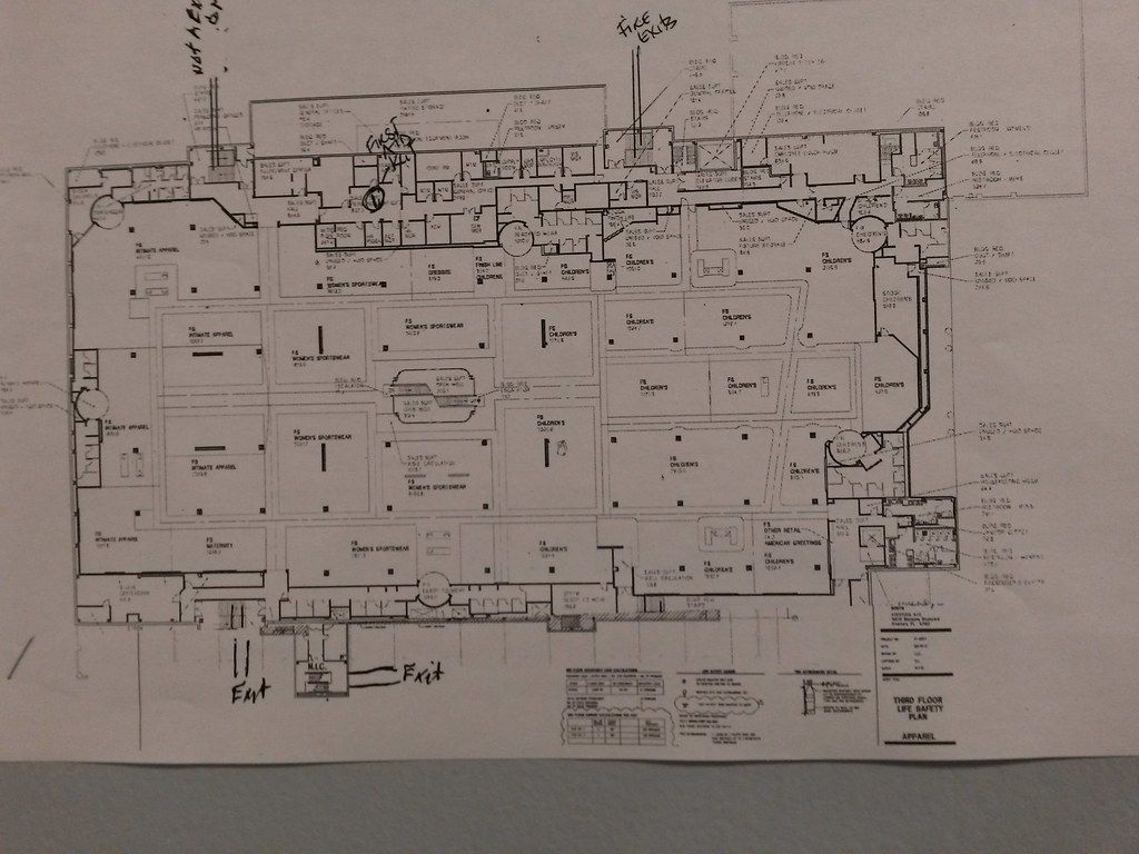 Macy's Aventura Mall Map of the third floor, the entire le… Flickr