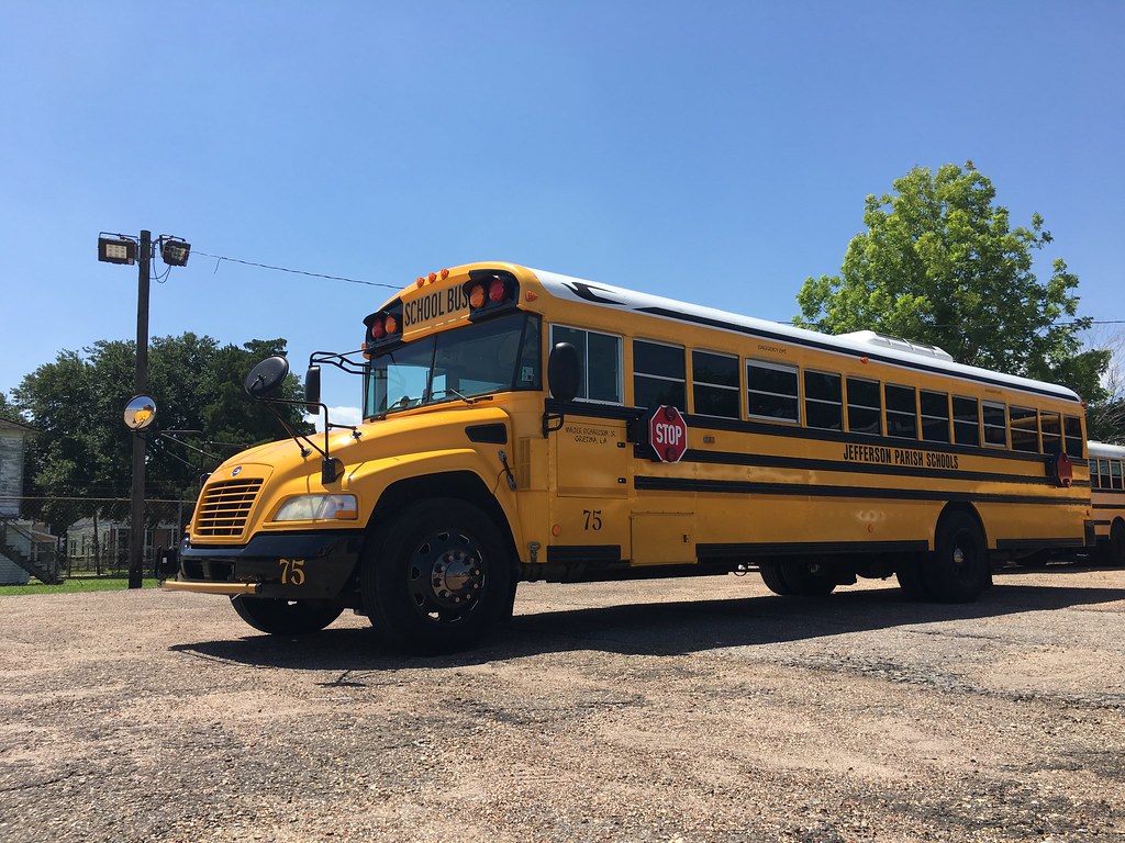 Jefferson Parish Public Schools (Bus 75) Bus is owned and … Flickr