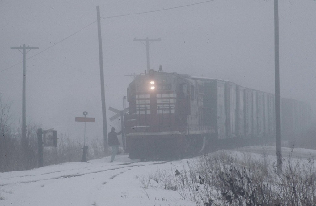 BN CB&Q Earlville The day started out extremely foggy as w… Flickr