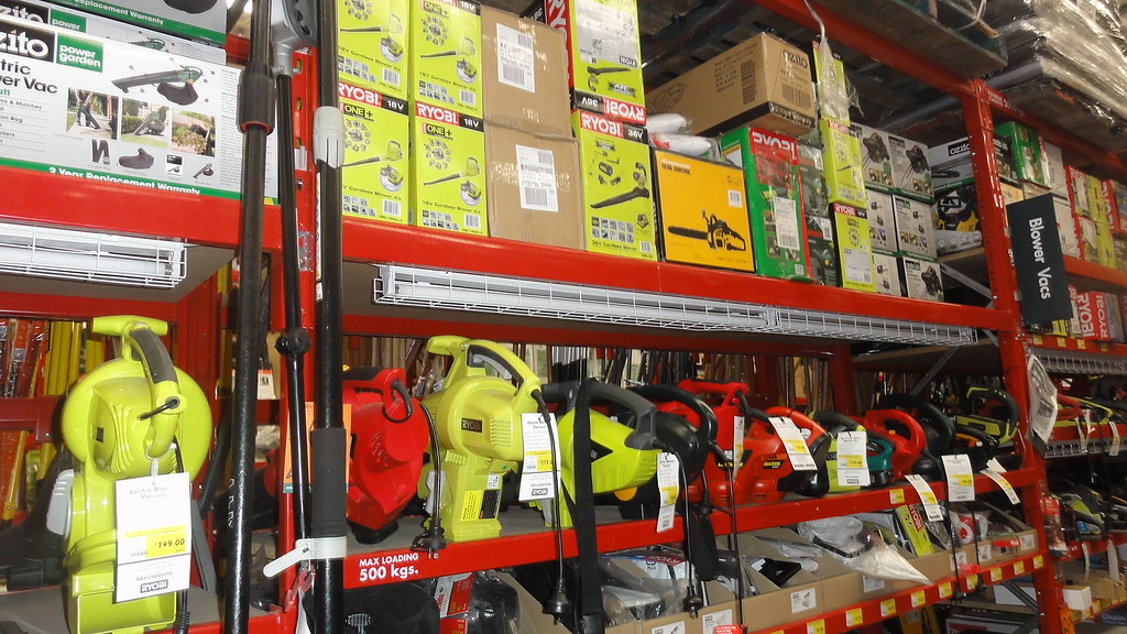 Bunnings Noarlunga Warehouse Gardening tools. Ryan Smith Flickr