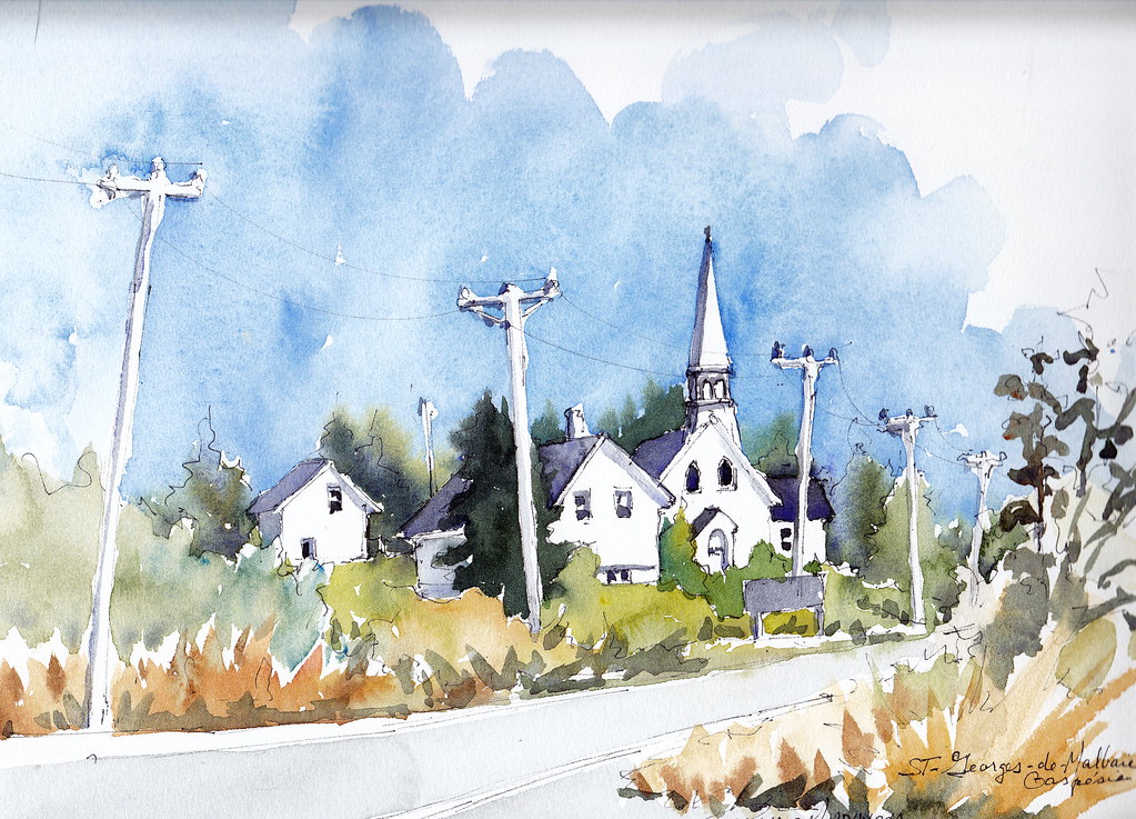 de Malbaie Cropped a bit this little 9 x 12… Flickr