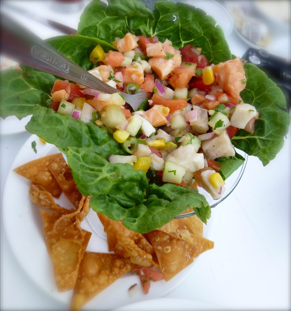 Ceviche in Cape Cod swordfish and salmon ceviche Christina Strommer Flickr