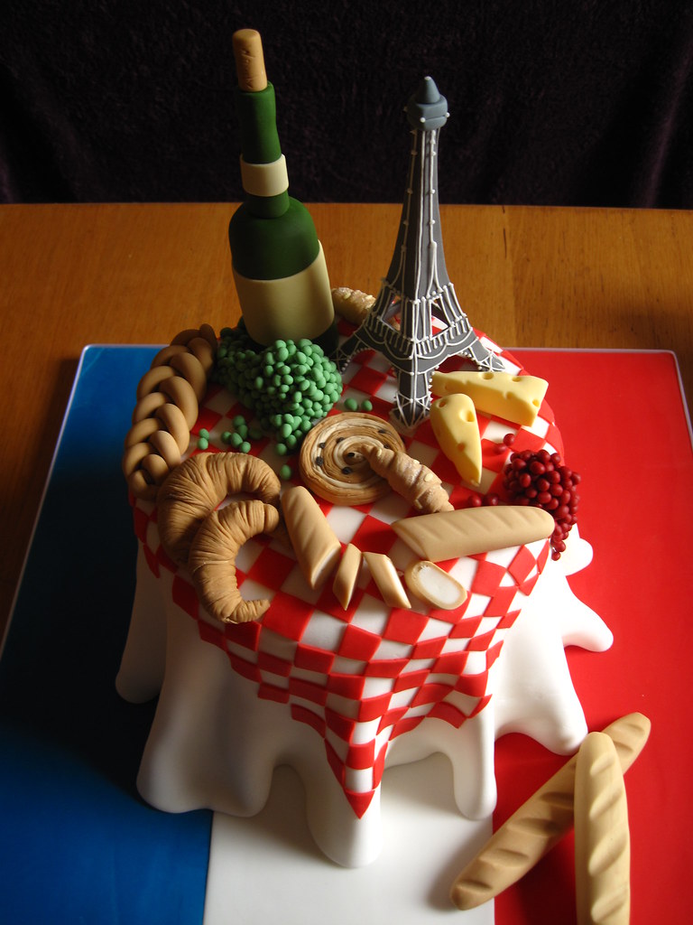French themed Birthday cake Lyndsey Neill Flickr