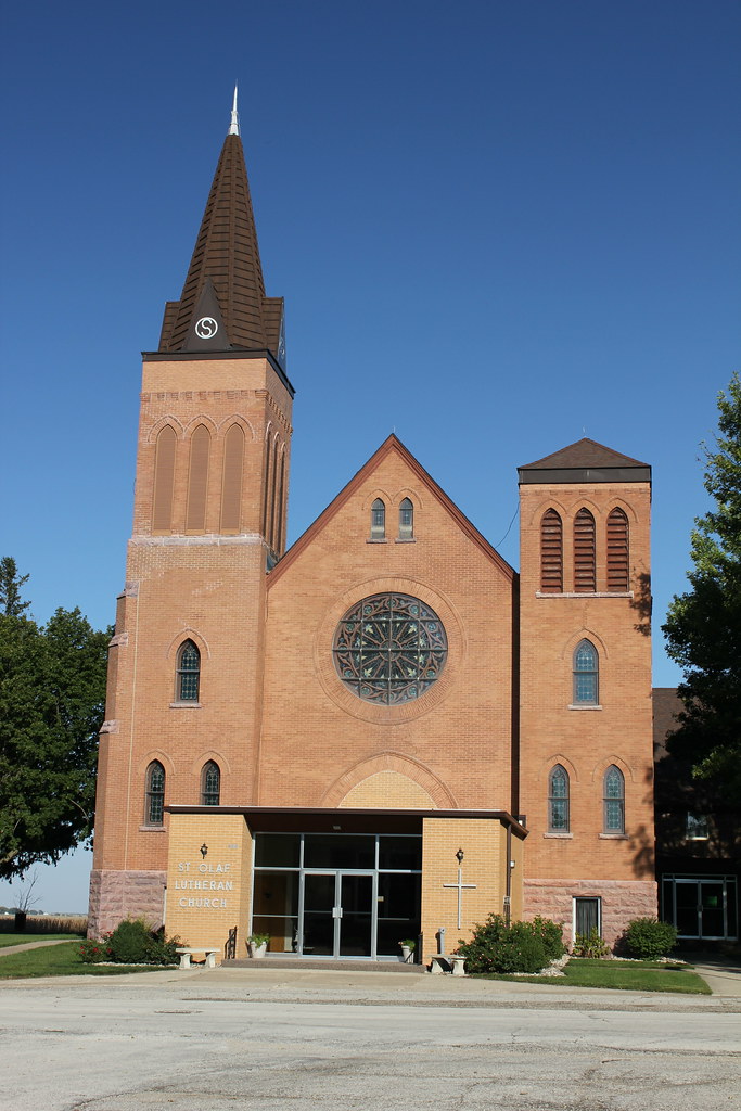 St. Olaf Lutheran Church Bode, IA Tom McLaughlin Flickr