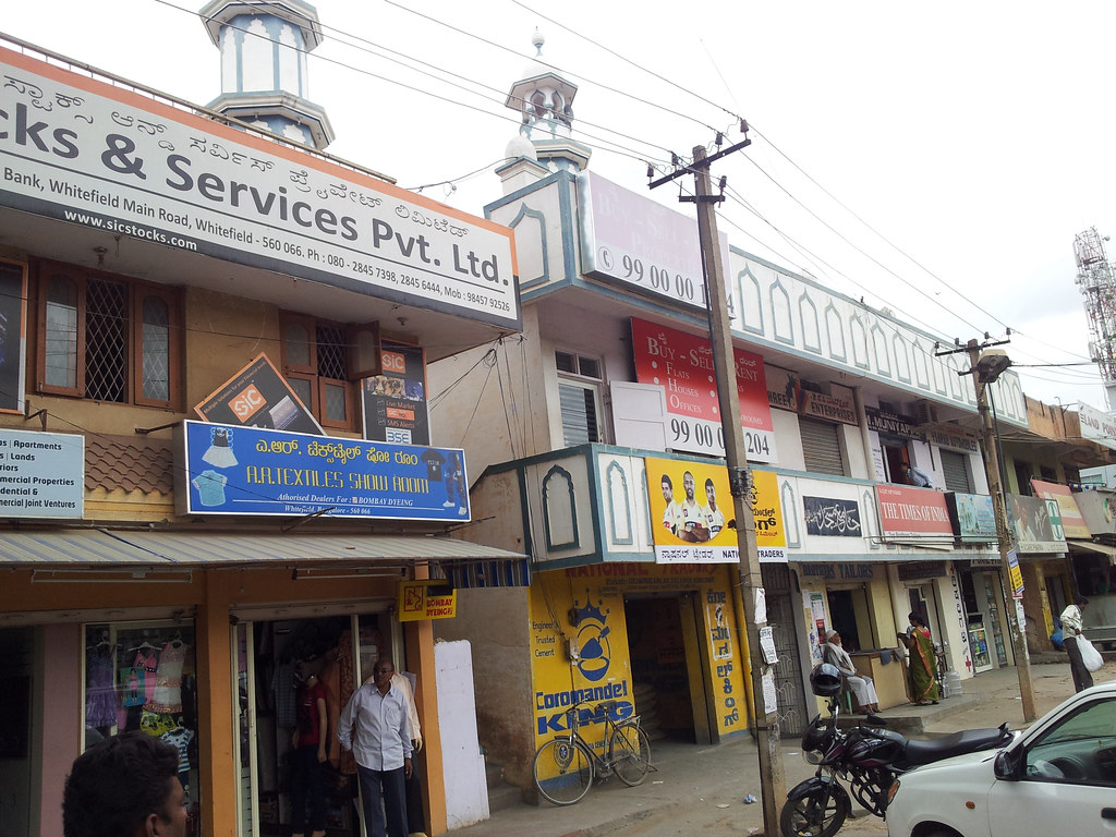 Whitefield shops Some shops in Whitefield little_ram Flickr
