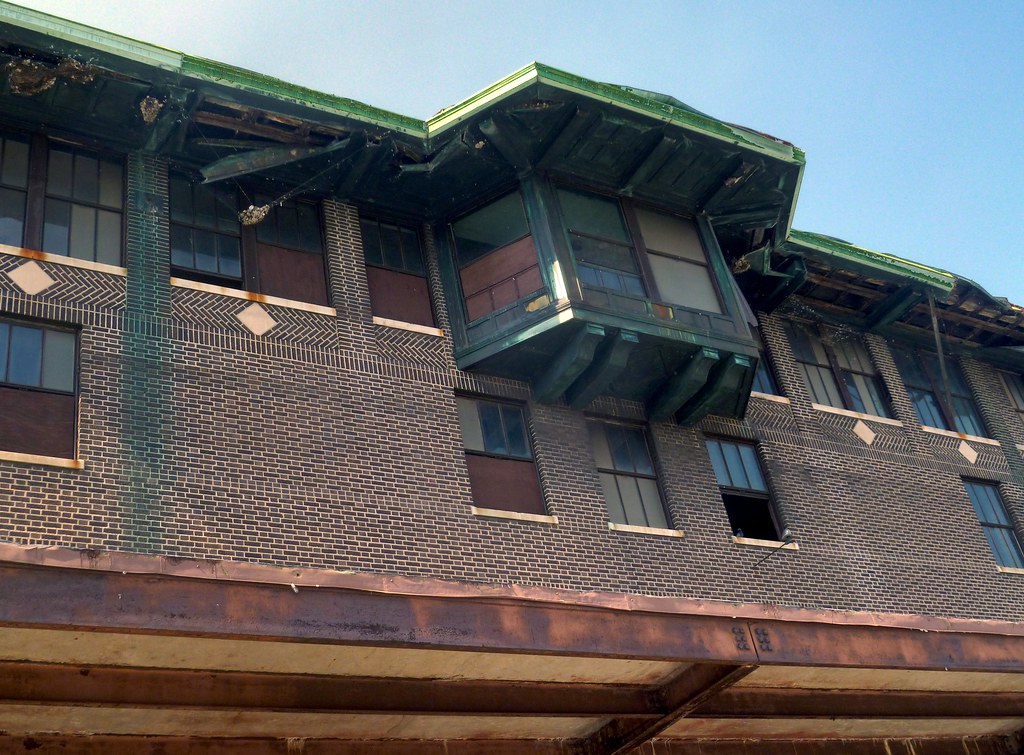 lookout at the abandoned Springfield, MA train station Flickr