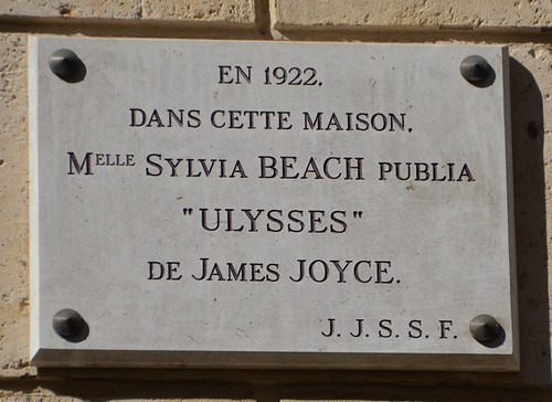 Sylvia Beach plaque 12 rue de l'Odéon, Paris 6 Monceau Flickr