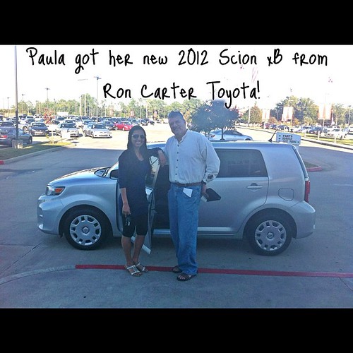 Paula got her new 2012 Scion xB from Ron Carter Toyota! Co… Flickr