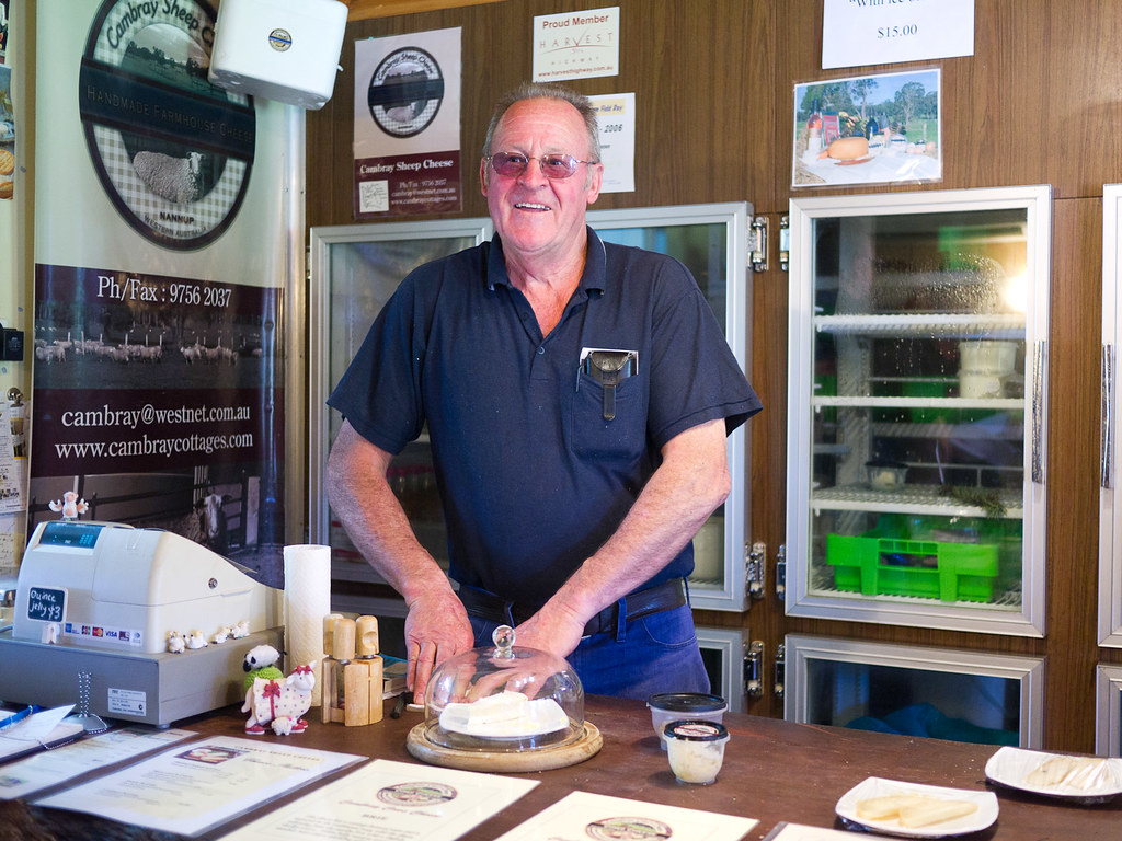 Bruce Wilde talks about Cambray Sheep Cheese a photo on Flickriver