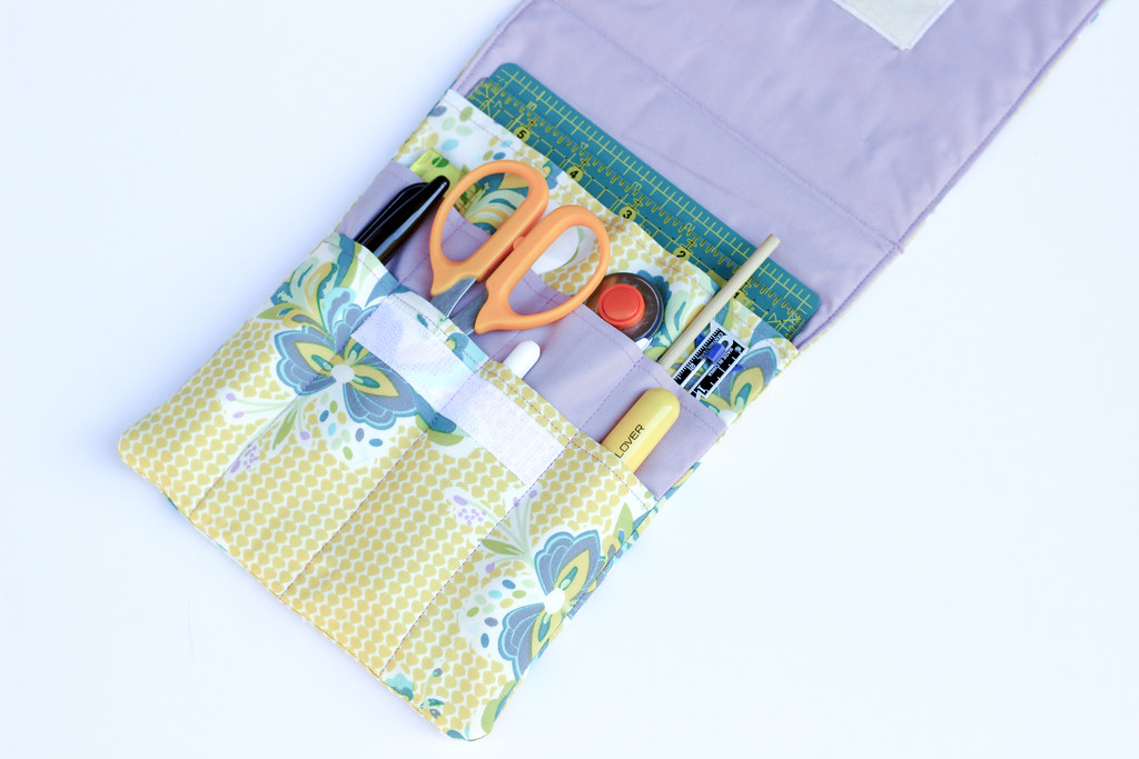 Travel Sewing Kit Pattern by P3 Designs. Fabric is LillyBe… Flickr