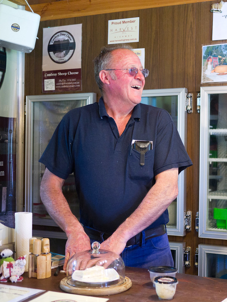 Bruce Wilde talks about Cambray Sheep Cheese a photo on Flickriver