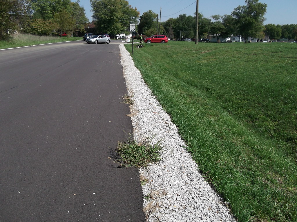 The Berm, at the side of the road The gravel shoulder, to … Flickr
