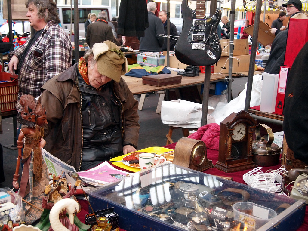 Breakfast on the job Huddersfield 2nd Hand market rambler31 Flickr