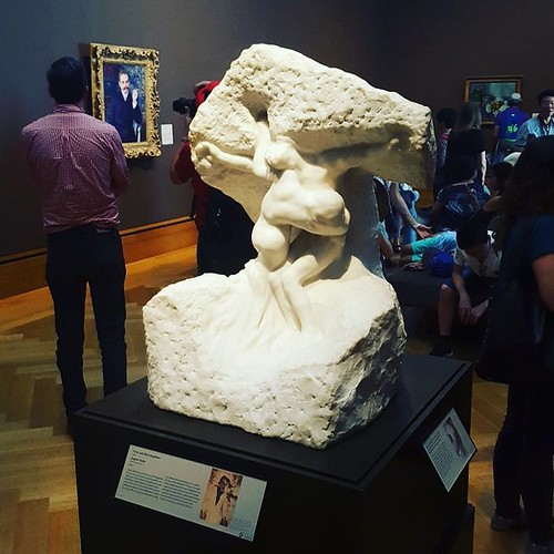 Rodin's Christ and Mary Magdalene marble at the Getty Cent… Flickr