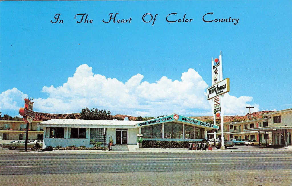 TraveLodge and Trafalga Restaurant St. Utah Flickr