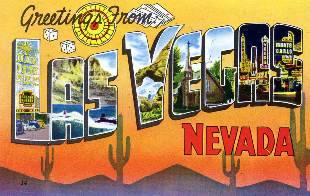 Greetings from Las Vegas, Nevada Large Letter Postcard Flickr