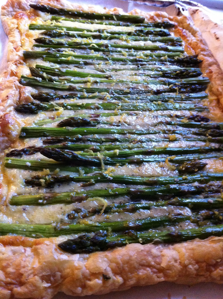 Asparagus & Cheese Tart Recipe from "Food Network Magazine… Flickr
