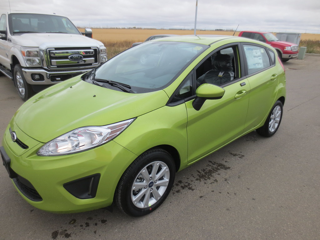 2013 Ford Fiesta Lime Green Flickr