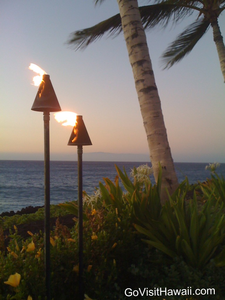 Tiki torches at Waikoloa Go Visit Hawaii Flickr