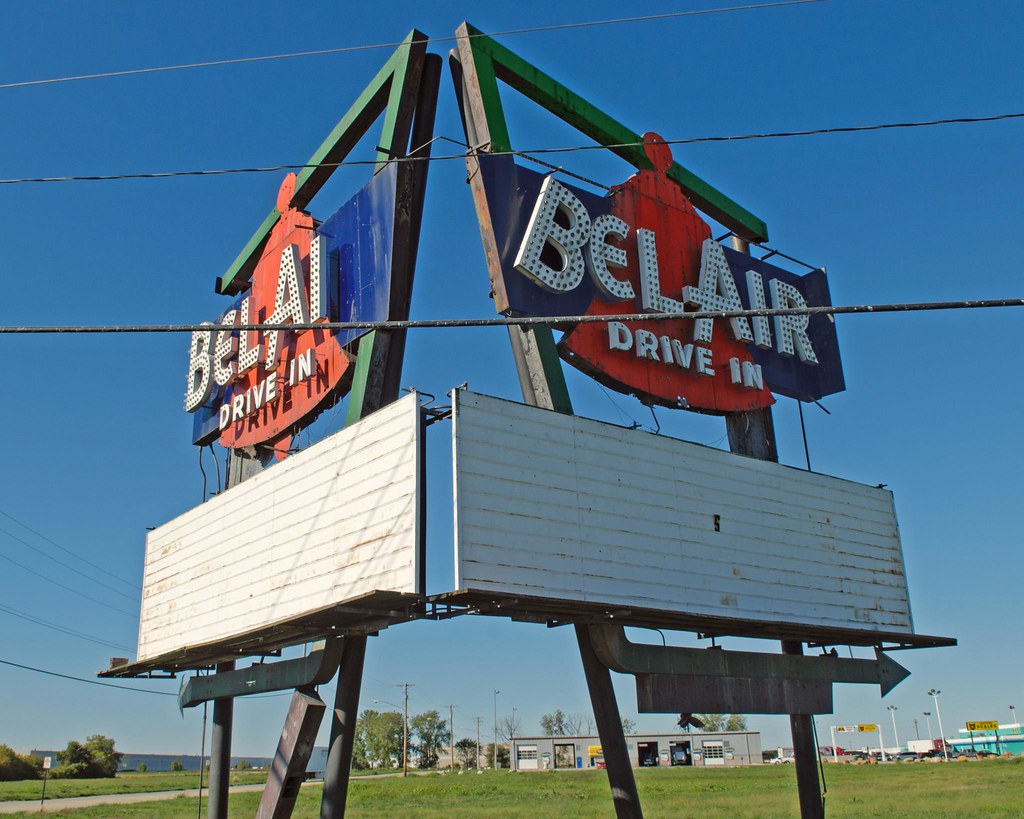 The Bel Air Sign More views of how the Bel Air drive In si… Flickr