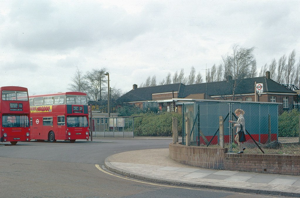 Eltham Well Hall station and bus station in 1979 Now under… Flickr