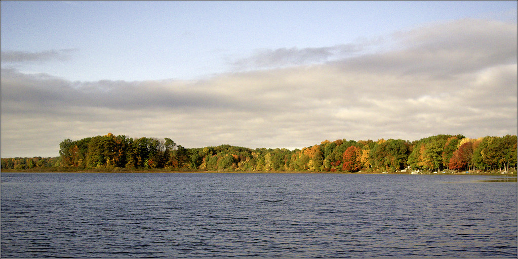 Color at Cloverdale Lake Cloverdale, Michigan. Flickr