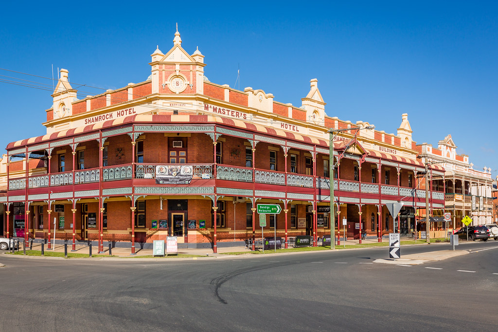 Shamrock Hotel, Rochester Victoria Australia Shamrock Hote… Flickr