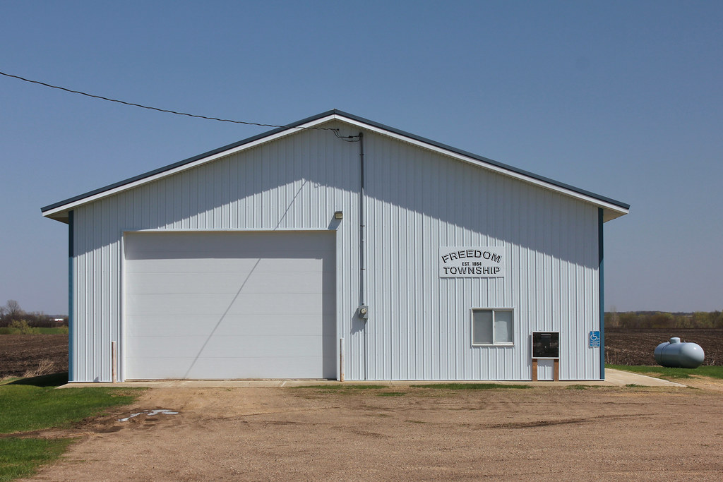 Freedom Township Hall rural Waldorf, MN Tom McLaughlin Flickr