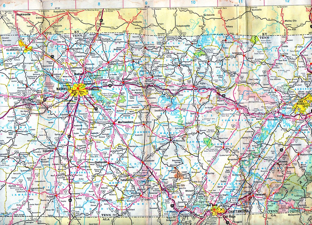 Tennessee County Map Geology