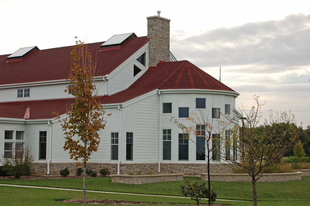 Sugar Grove Public Library Back Porch and Reading Room fro… Flickr