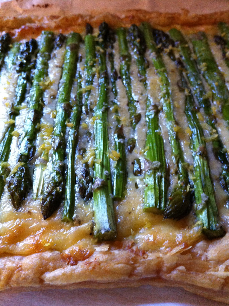Asparagus & Cheese Tart Recipe from "Food Network Magazine… Flickr