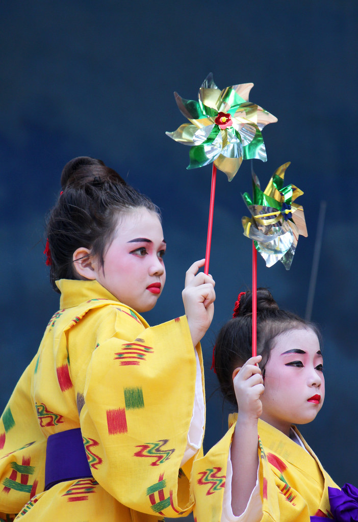 Little Dancers from the Nakasone Dance Academy Okinawan Fe… Flickr