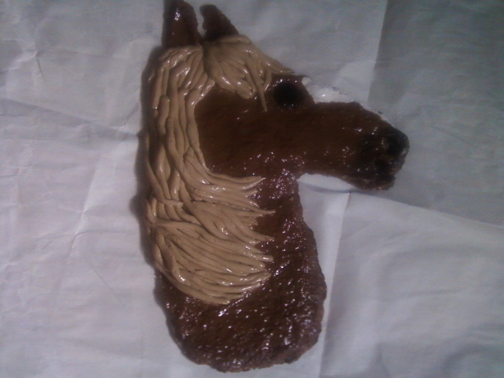 paper mache pulp horse head paper mache pulp horse head th… Flickr