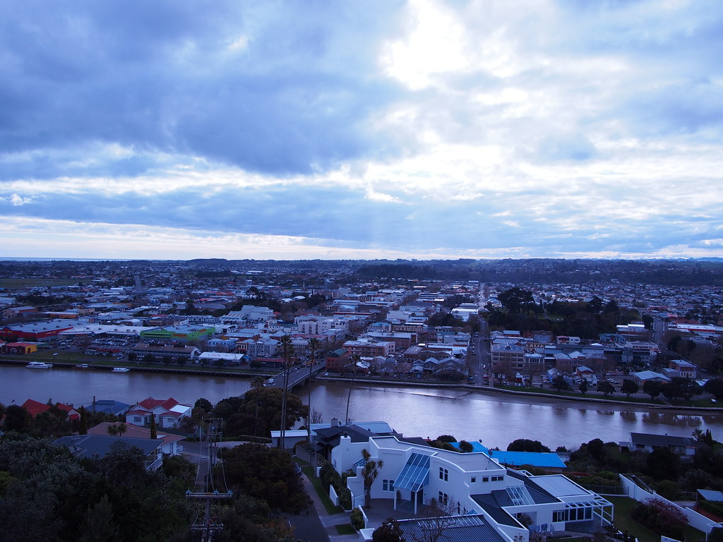 Wanganui from Durie Hill Wanganui the river city, taken fr… Flickr