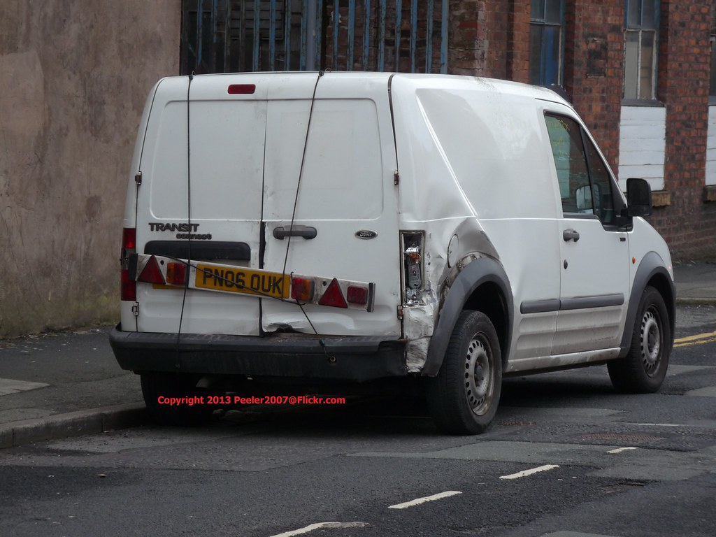 Ford Transit Connect Accident damaged van, been collected