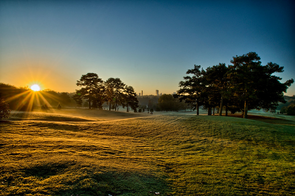 Sunrise over North Fulton Golf Course in Chastain Park Flickr