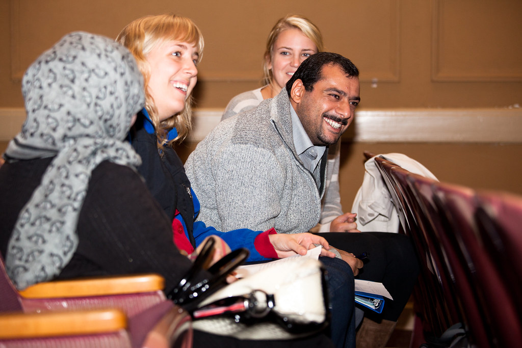 ESL students meet with College of Education students Flickr