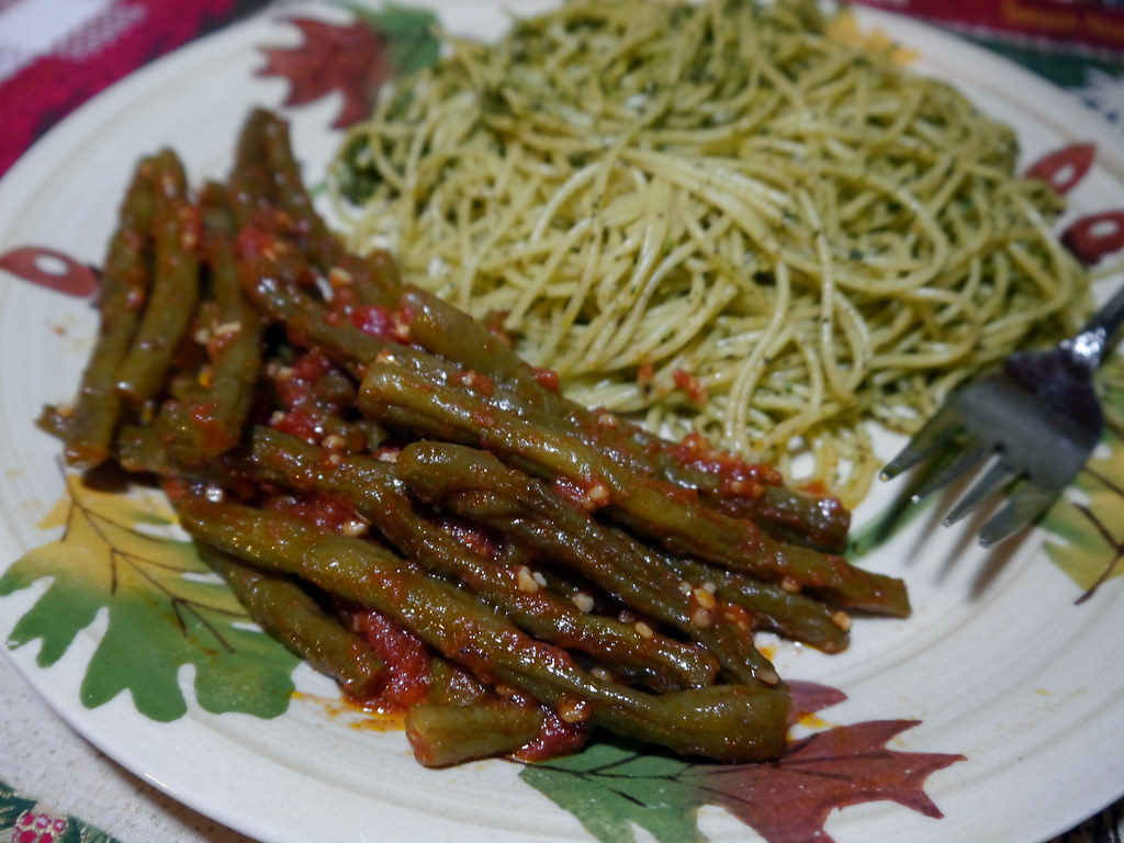 20130130 VI Green Beans w Tomatoes 0001 Angel hair p… Flickr