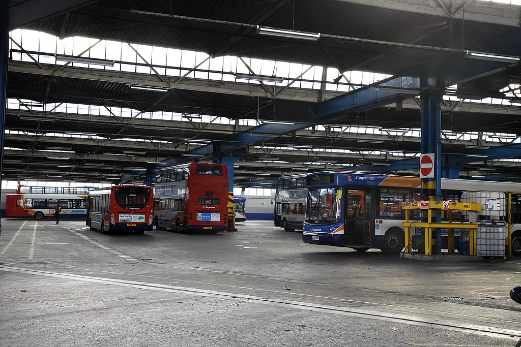 A view inside Stagecoach Manchester's Stockport Garage Flickr