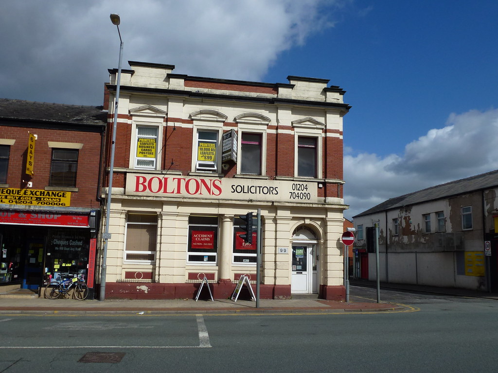 Boltons Solicitors, Farnworth Once a traditional boozer in… Flickr