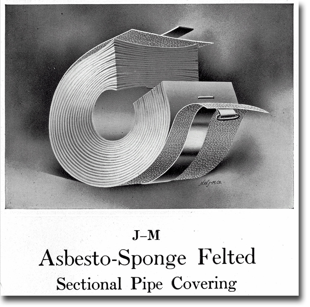 Vintage HW JohnsManville Asbestos Insulation AsbestoSp… Flickr