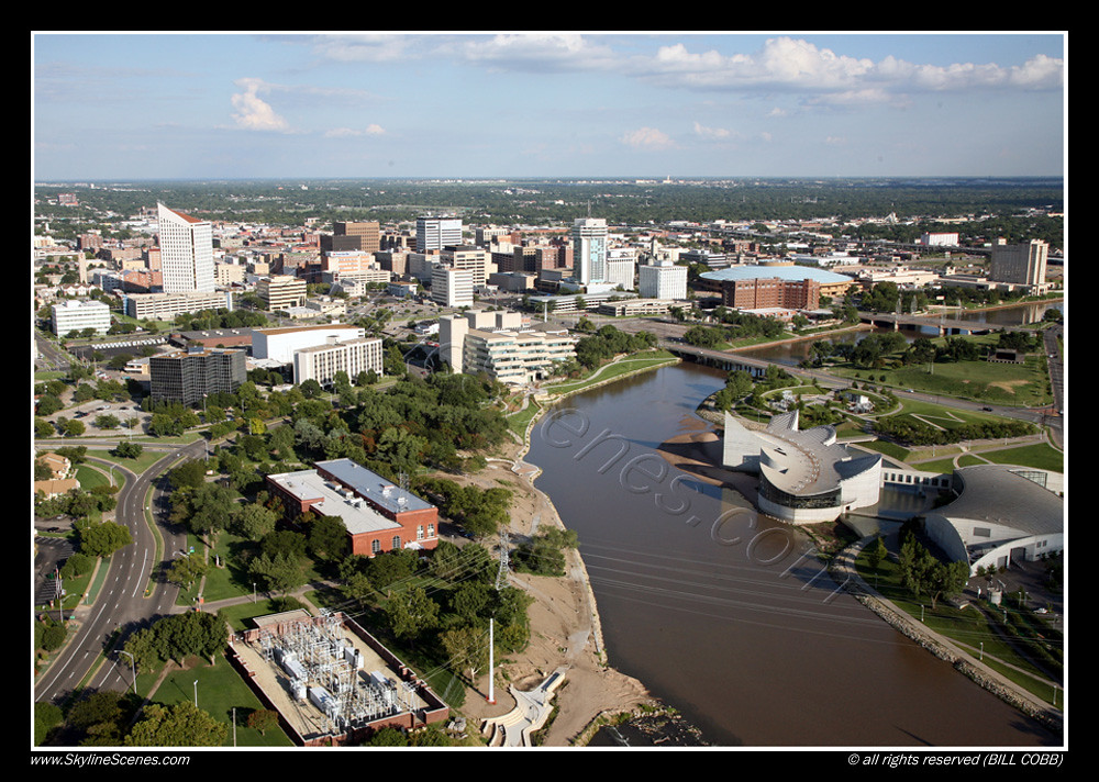 Arkansas River in Wichita, Kansas Aerial of Downtown Wichi… Flickr