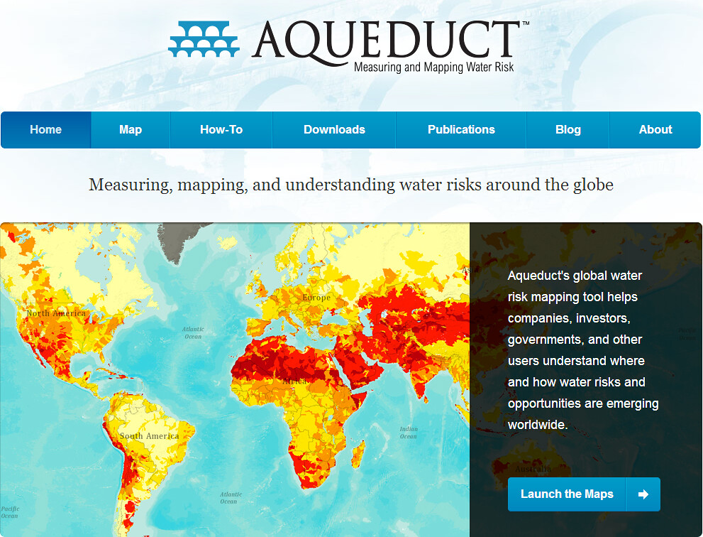 Aqueduct Water Risk Atlas Aqueduct's global water risk map… Flickr