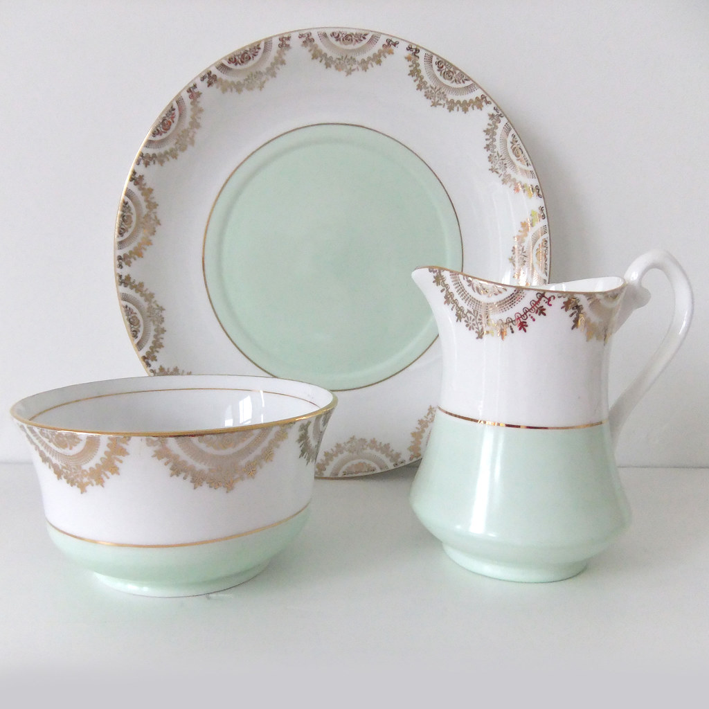Vintage china tea set Phoenix China, Staffs, England Flickr