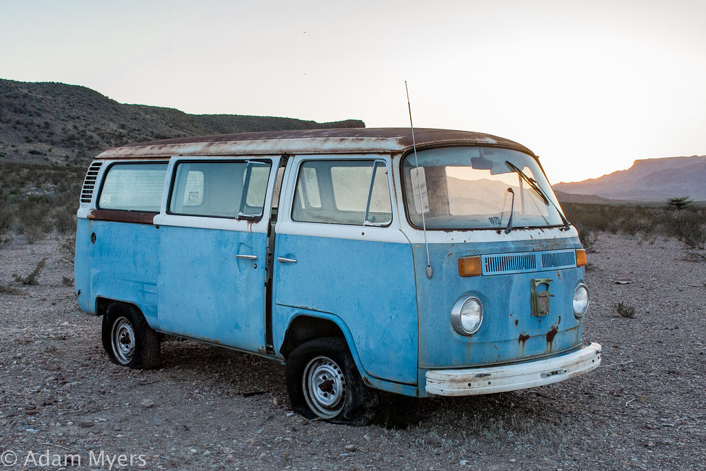 Still More VW Vans, Terlingua, Texas This VW VAN is part o… Flickr