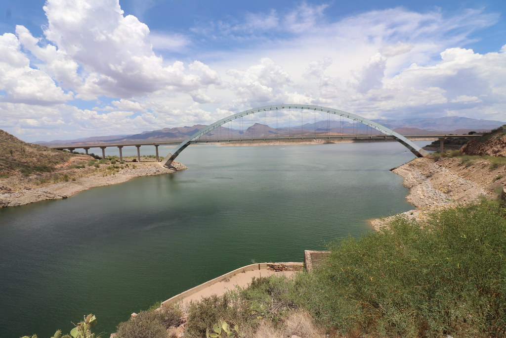 Theodore Roosevelt Dam & Roosevelt Lake Bridge (Tonto Nati… Flickr