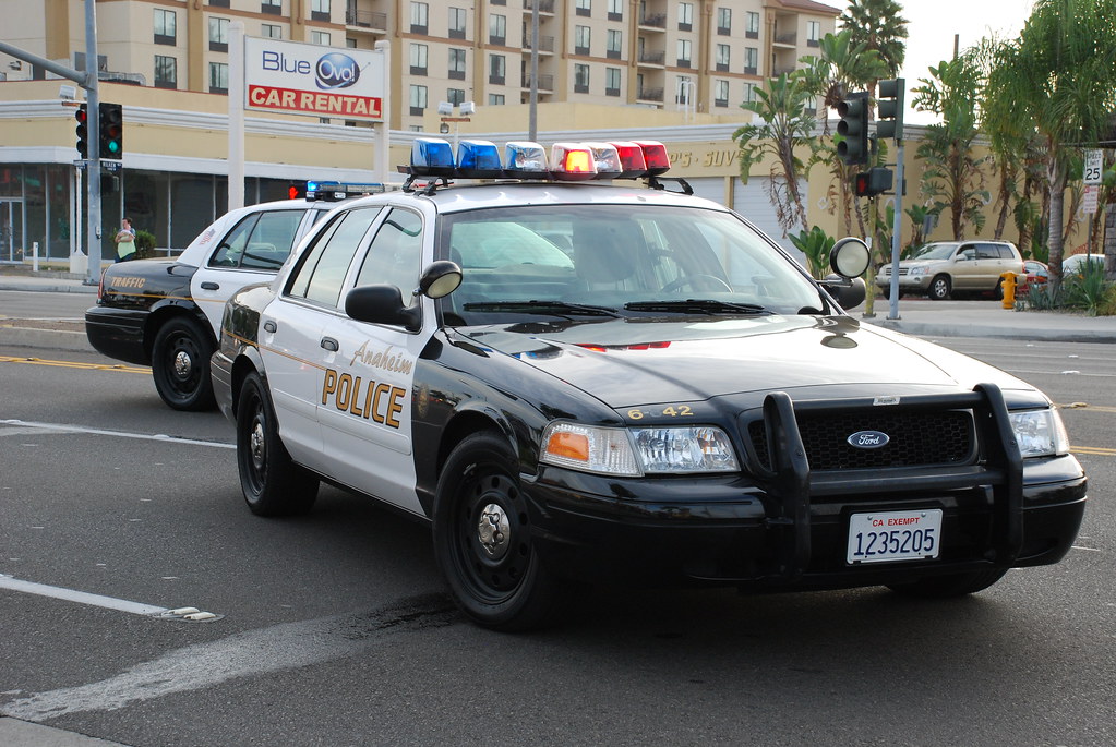 Anaheim Police Ford Crown Victoria police cars in Anaheim,… Flickr