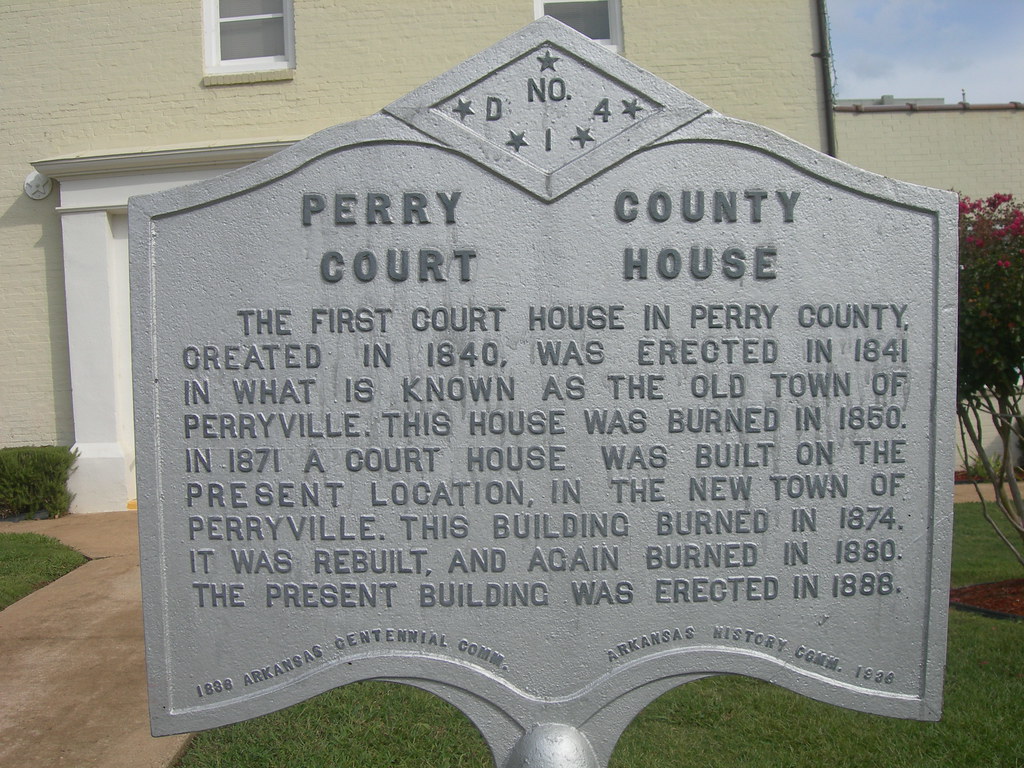 Perry County jHistoric Marker Perryville, Arkansas Jimmy Emerson