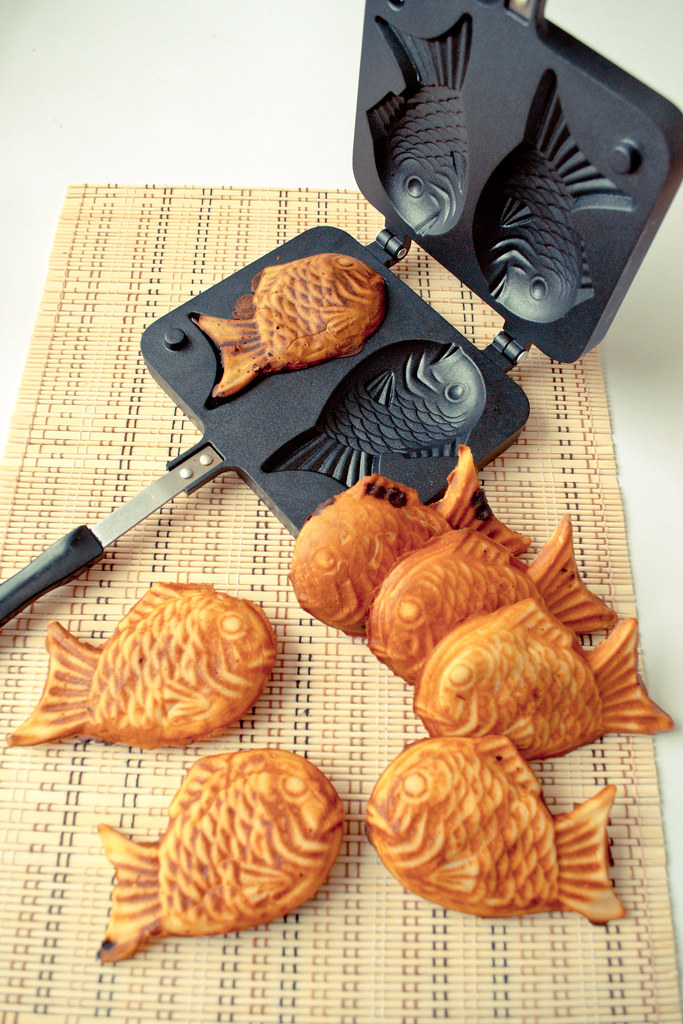 dummykanji — Taiyaki (Japanese fish shaped cakes) por Sue Ling...