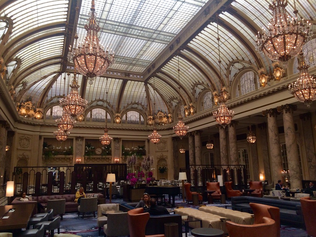 The Palace Hotel Garden Court. San Francisco. 2016 Rob Corder Flickr